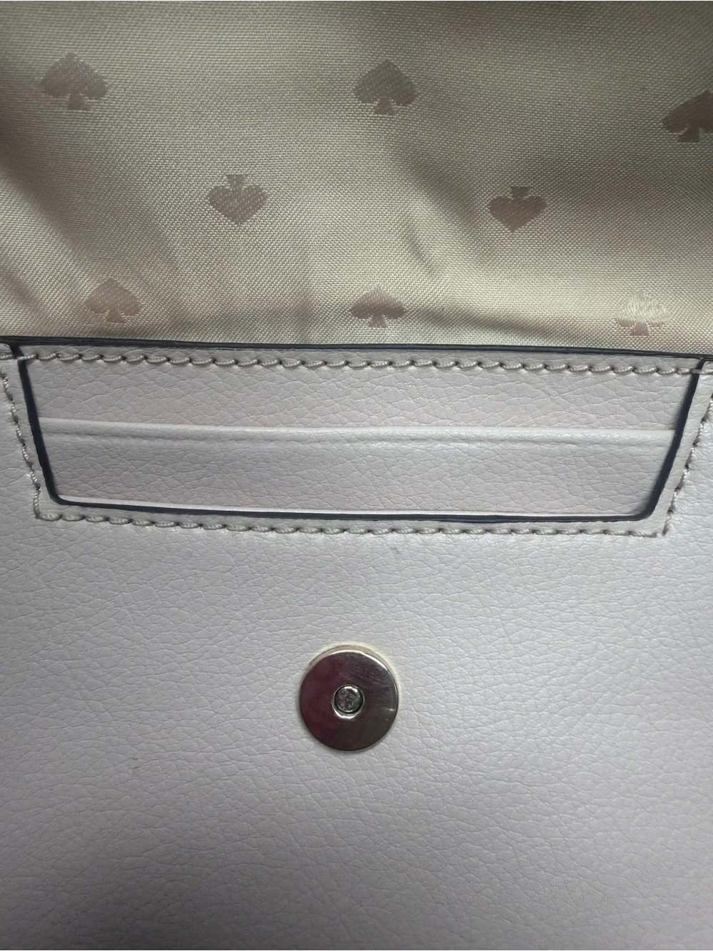 KATE SPADE Pink soft Leather adjustable Crossbody bag